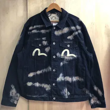 EVISU 에비수 데님 자켓 갈매기 프린트