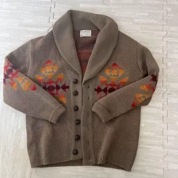 펜들턴 70s 네이티브 숄카라 가디건