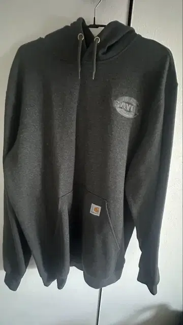 Carhartt 그레이 후드 부착 후드티 M