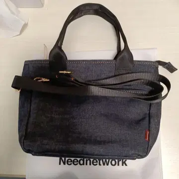 다크 데님 숄더백 Neednetwork