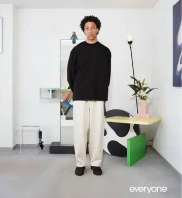 everyone soft denim pants (ecru) L