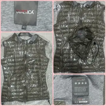 DOUTEICA 후드 부착 다운 베스트 40