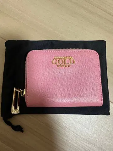 COCOCELUX GOLD 가죽 코인 케이스