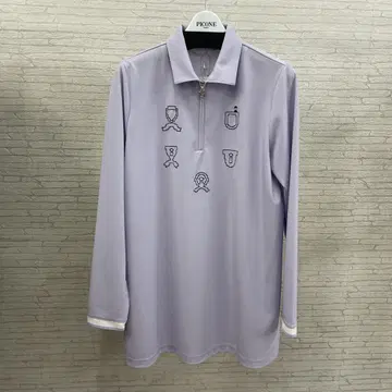 PICONE 연보라색 집업 셔츠