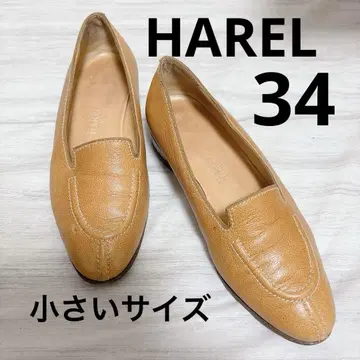 HAREL 베이지 가죽 로퍼 펌프스 [ 34 ]