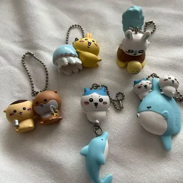 치이카와 (먼작귀) 수족관 키링 하치와레 토끼 모몽가 밤만쥬 가챠