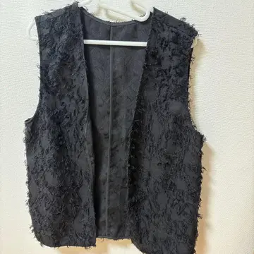베스트 지레 컷 자카드 베스트 B.C STOCK