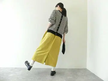 내추럴 랜드리 ST 코르듀로이 내로우 스커트