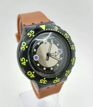 스와치 SCUBA200 Black Wave SDB102