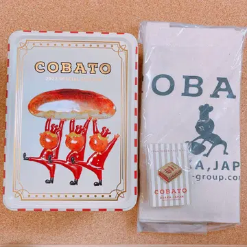 코바토캔 COBATO 빈 캔 핀 배지 코바토빵 공장 런치 토트백