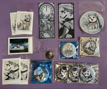 페르소나 3 코로마루 굿즈 세트 캔뱃지 카드 클리어 책갈피 등