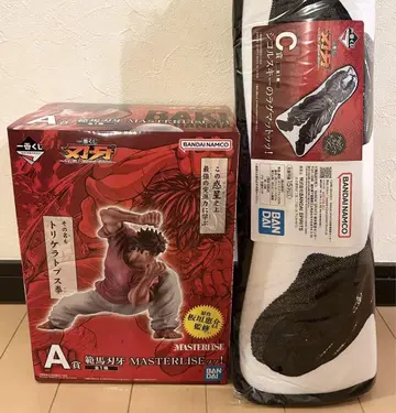제일복권 격투왕 바키 A상 반마 바키 피규어 C상 시코르스키 러그 매트
