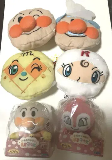 호빵맨 포근포근 컬러 마스코트