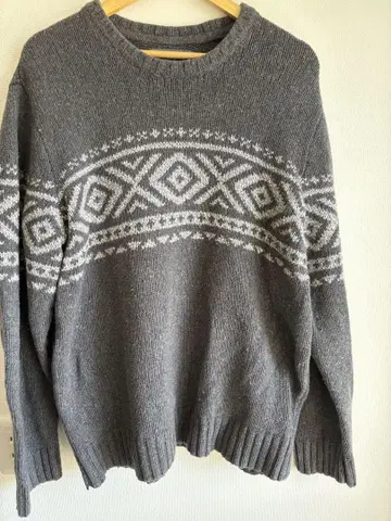 Eddie Bauer 그레이 XL 니트 스웨터