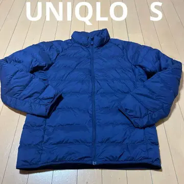 새상품급 유니클로 UNIQLO 울트라 라이트 다운 자켓 남성용 S 블루