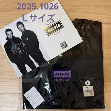oasis Live'25 Tour Tokyo 1026 티셔츠 L 사이즈