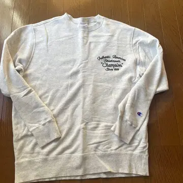 Champion 그레이 스웨트 셔츠 L 사이즈