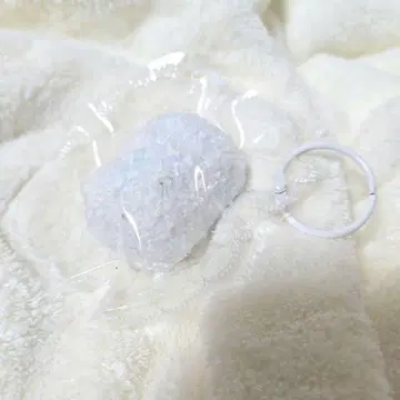 자잘하게 뭉친 바닥면 외 자라 블루 핑크 마블 키링