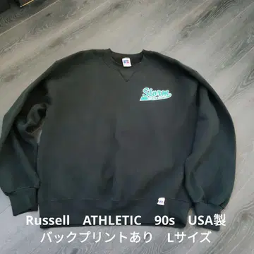 Russell ATHLETIC 90s USA제 맨투맨 L 백 프린트