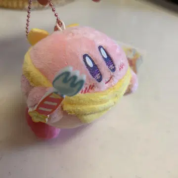 별의 커비 해피 모닝 봉제 인형 스트랩