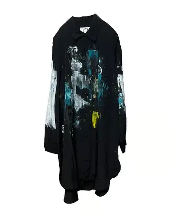 0658 Aggressive paint long shirt