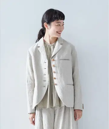 아틀리에 나루세 린넨 자켓 미사용 새상품