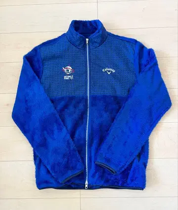 CALLAWAY 캘러웨이 속기모 절개 보아 지퍼 자켓 올 패턴