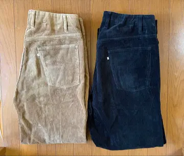 2개 세트 WESTOVERALLS 801S 블랙 브라운 코듀로이