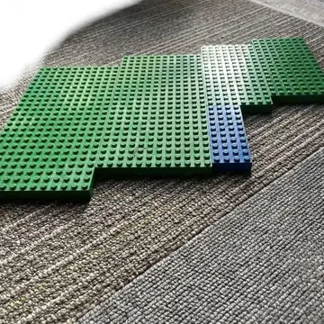 LEGO 두꺼운 베이스 플레이트 그린과 파랑 세트 올드 레고