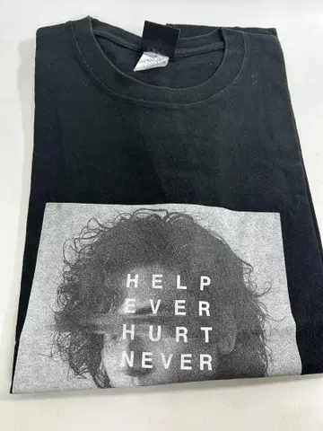 후지이 카제 HELP EVER HURT NEVER 티셔츠 XL