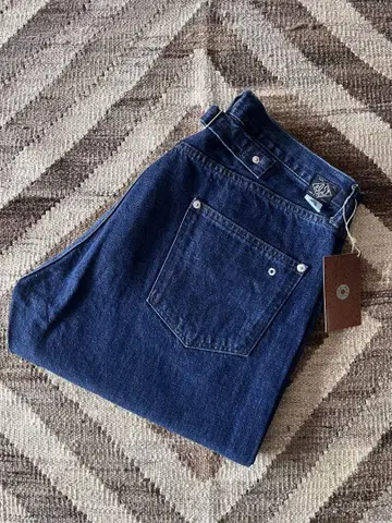 25AW 신상 POST O'ALLS 포스트 오버올즈 데님 팬츠 L