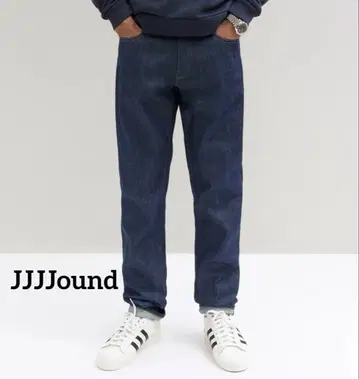 JJJJound 슬림 셀비지 데님 진 31