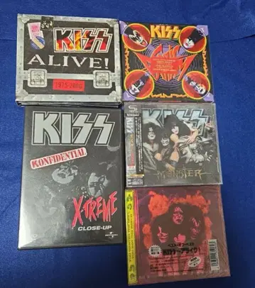 KISS CD [ALIVE] 외 전 4장, DVD 1장