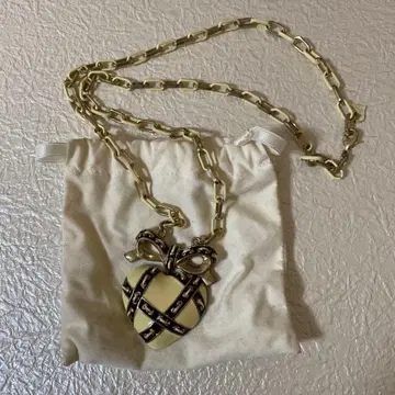 [ JILLSTUART ] 하트 리본 디자인 목걸이