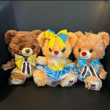 유니베어시티 몽 블랑 아프리코트 3체 세트
