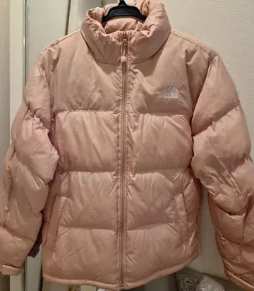 THE NORTH FACE 핑크 다운 자켓 160