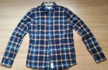Abercrombie & Fitch 체크 무늬 긴팔 셔츠 플란넬 셔츠