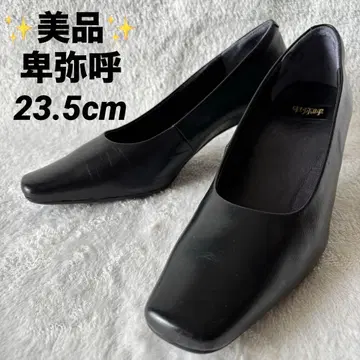 새상품급  HIMIKO 펌프스 스퀘어토 23.5cm 일본제