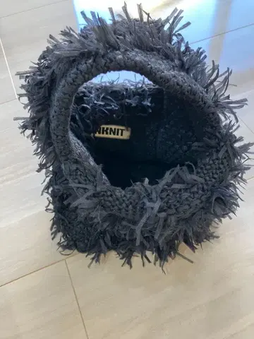nknit nknit 프린지 니트 핸드백