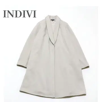 새상품급 INDIVI 보아 저지 자켓 40