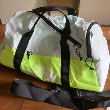 THE NORTH FACE 더플백 라이트 블루/라임