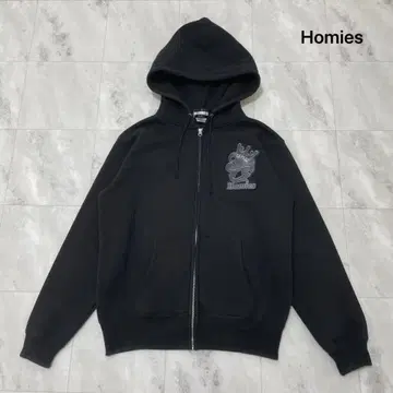 Homies 호미즈 지퍼 맨투맨 후드티 치카노 B계