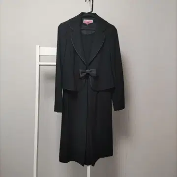 블랙 포멀 자켓 포함 원피스 9호 사이즈