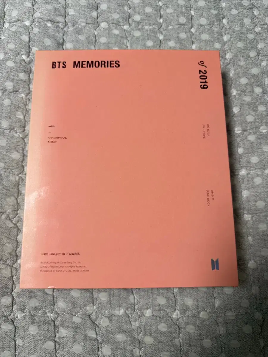 Bangtan 2019 Memories wts