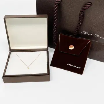 Mont Rond 목걸이 몬트로도 K10 0.15ct 골드