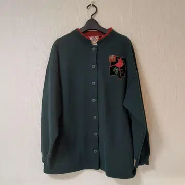 top stitch 가디건 새 디자인 그린