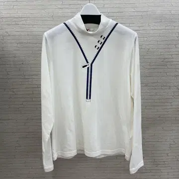 PICONE 하이넥 셔츠 화이트