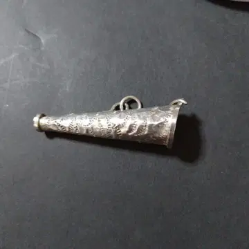 원통형 실버 펜던트 은제 950