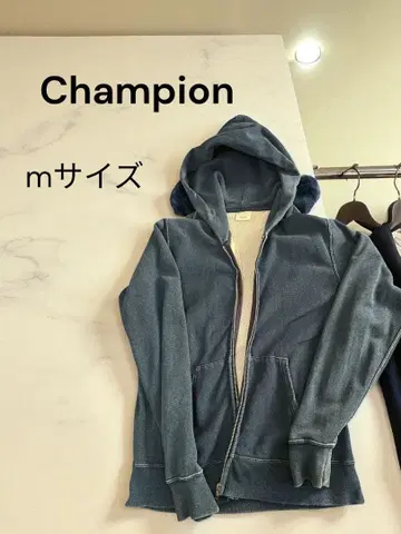 Champion Reverse Weave 후드 부착 저지 M 사이즈