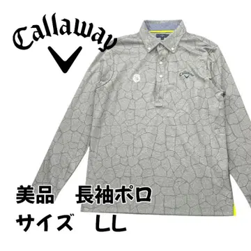 [새상품급] Callaway 캘러웨이 긴팔 피케 셔츠 LL 사이즈 그레이